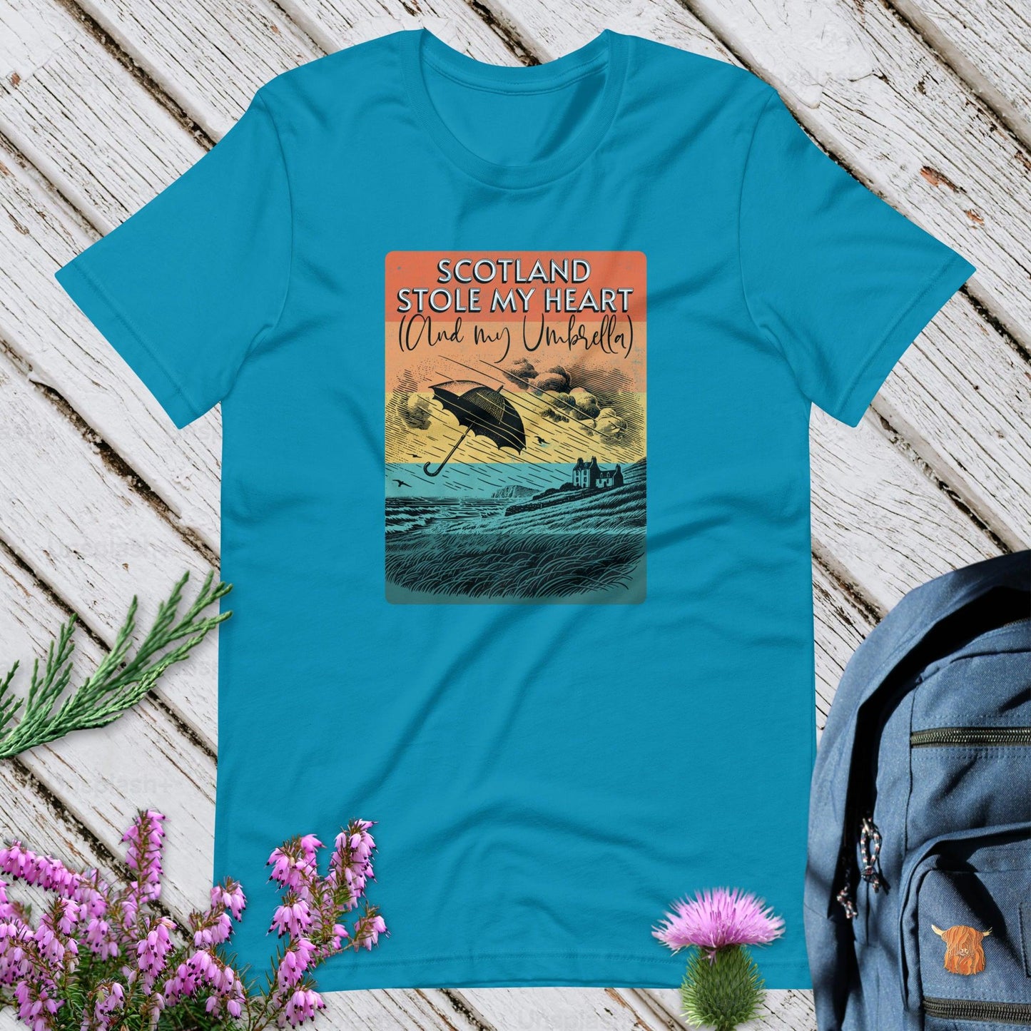 Scotland Stole My Umbrella Unisex T-Shirt