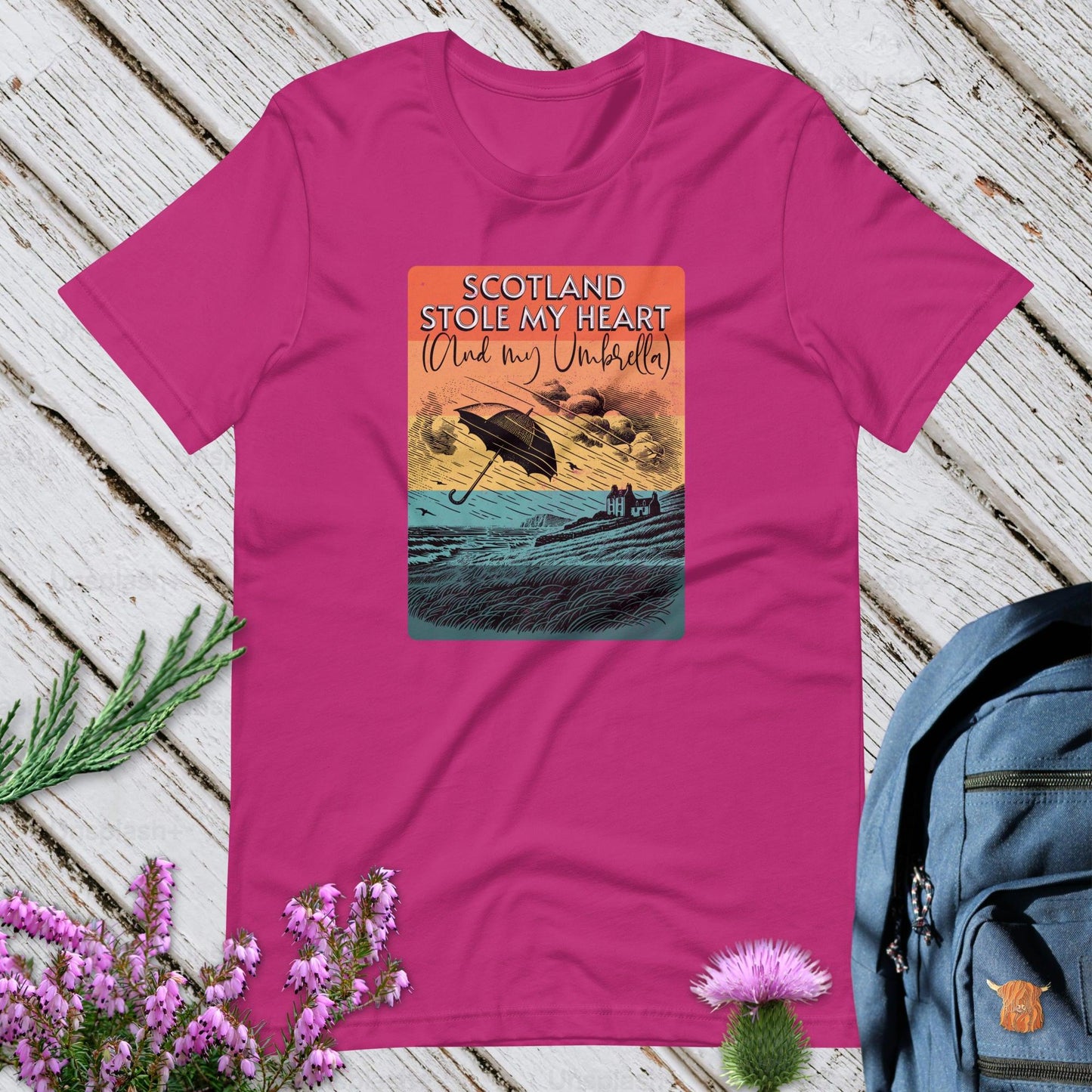 Scotland Stole My Umbrella Unisex T-Shirt
