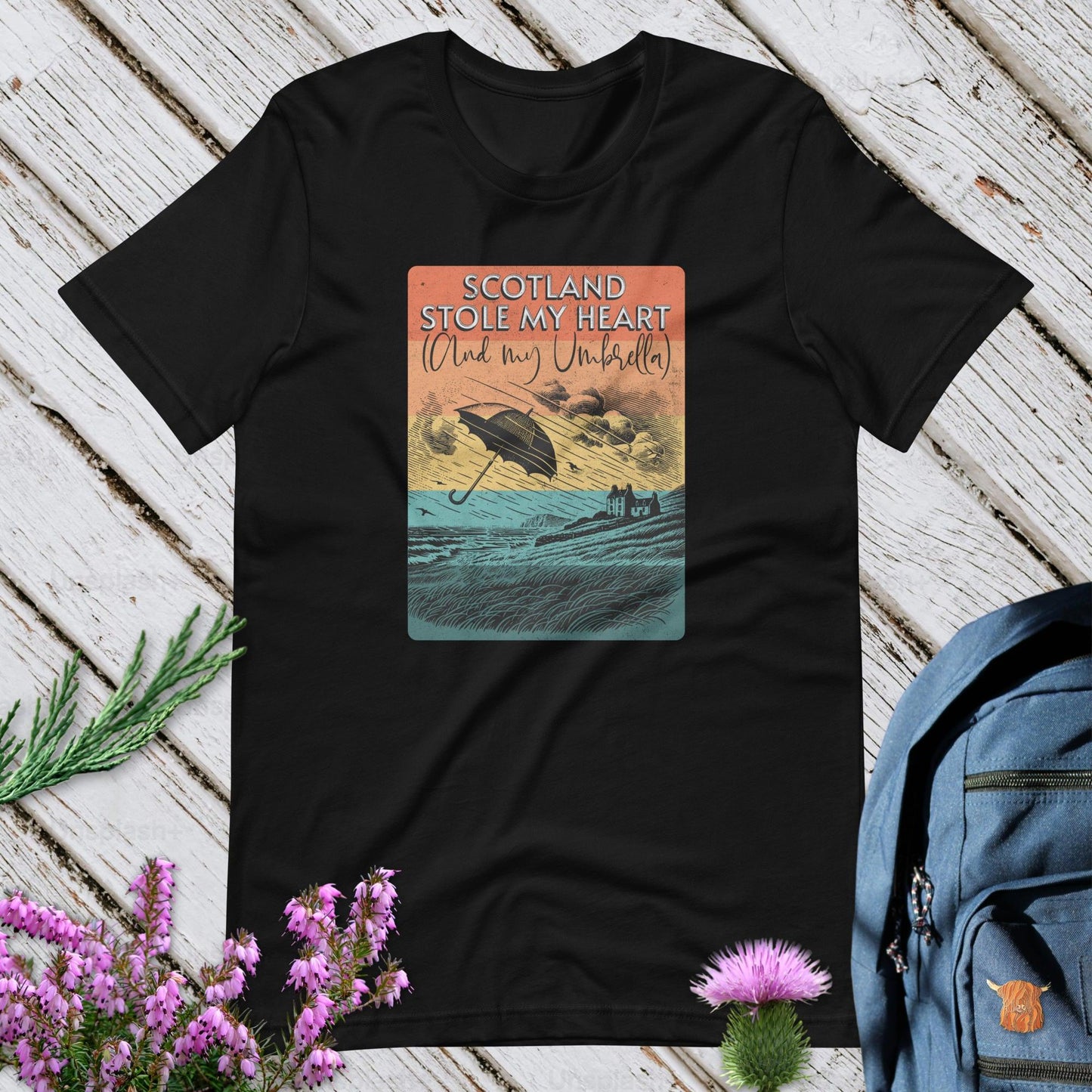 Scotland Stole My Umbrella Unisex T-Shirt