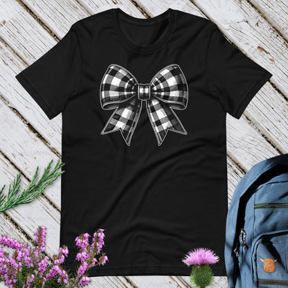 Tartan Bow Unisex T-Shirt