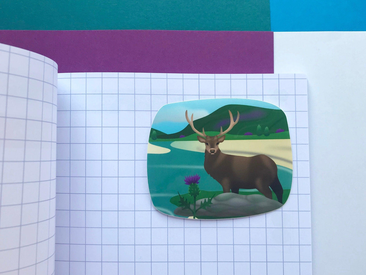 Scotland Themed vinyl Stickers