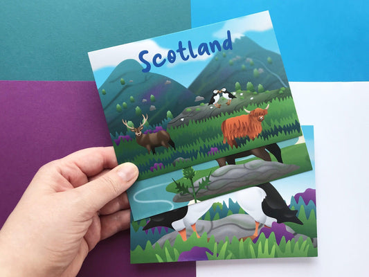 Scotland Artwork Postcards