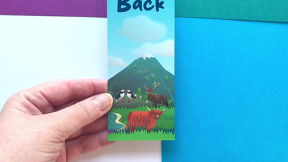 Haste Ye Back Scottish Bookmark